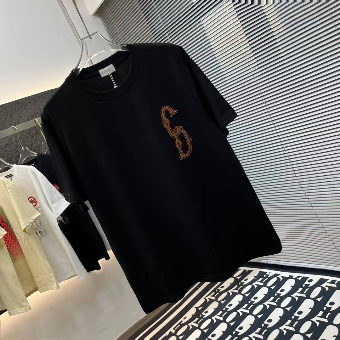 CHRISTIAN DIOR || Emerson CD Logo Tee Black