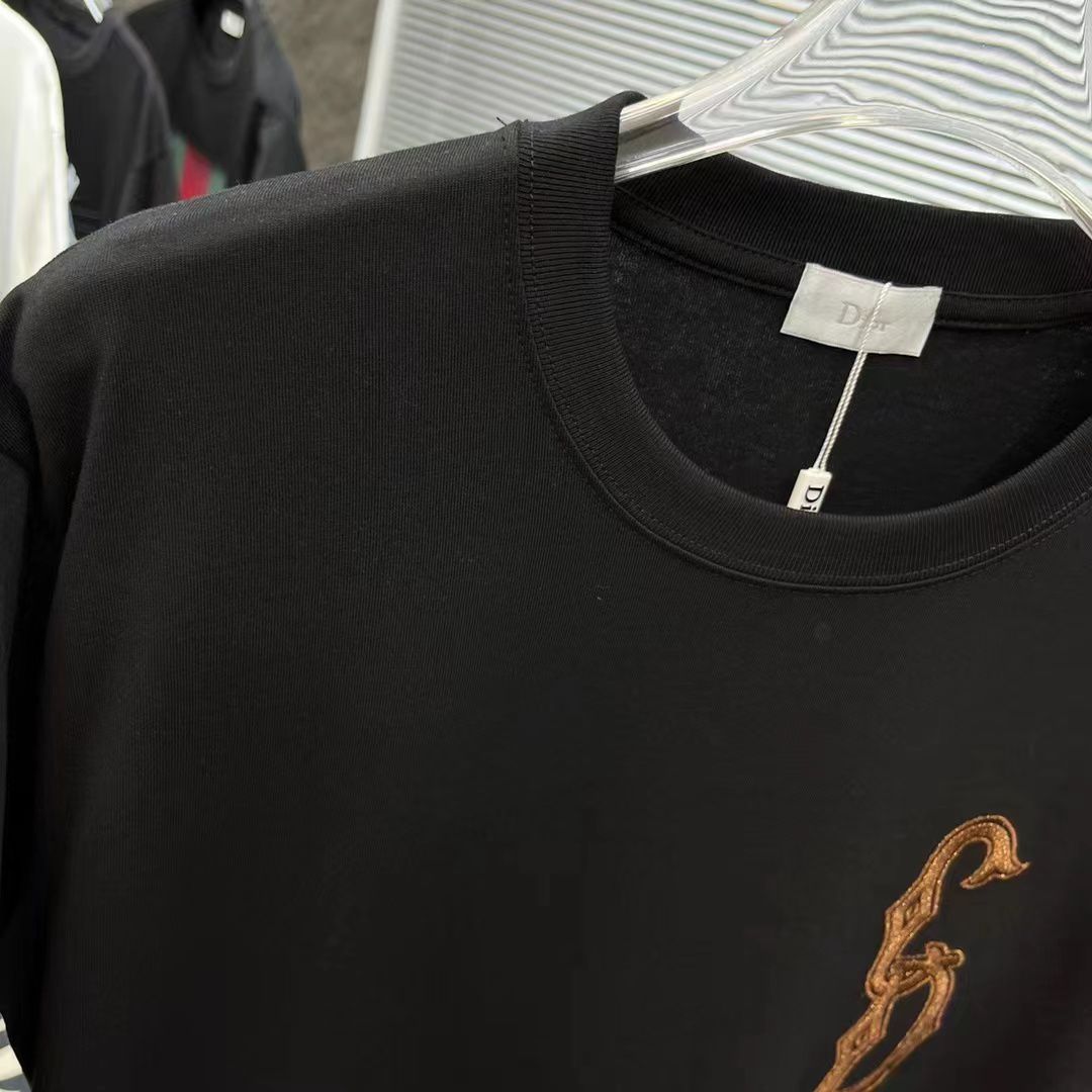 CHRISTIAN DIOR || Emerson CD Logo Tee Black