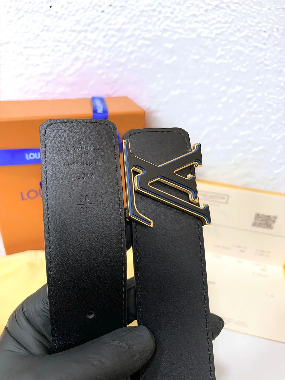 LOUIS VUITTON || PYRAMIDE 40MM REVERSIBLE BELT