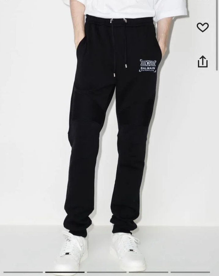 BALMAIN || Logo Print Track Pants