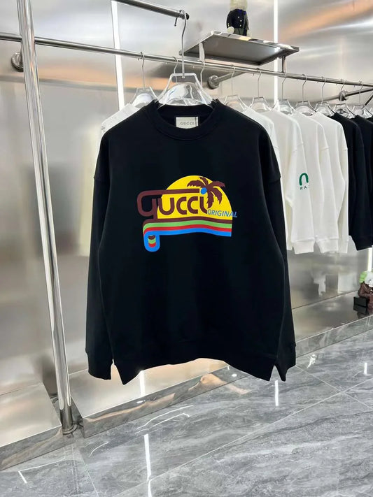 GUCCI || Men’s GG Originals Black Signature Sweatshirts