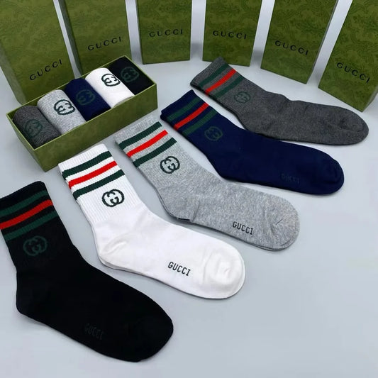 GUCCI || GG Cotton Blend Socks (Pack Of Five)