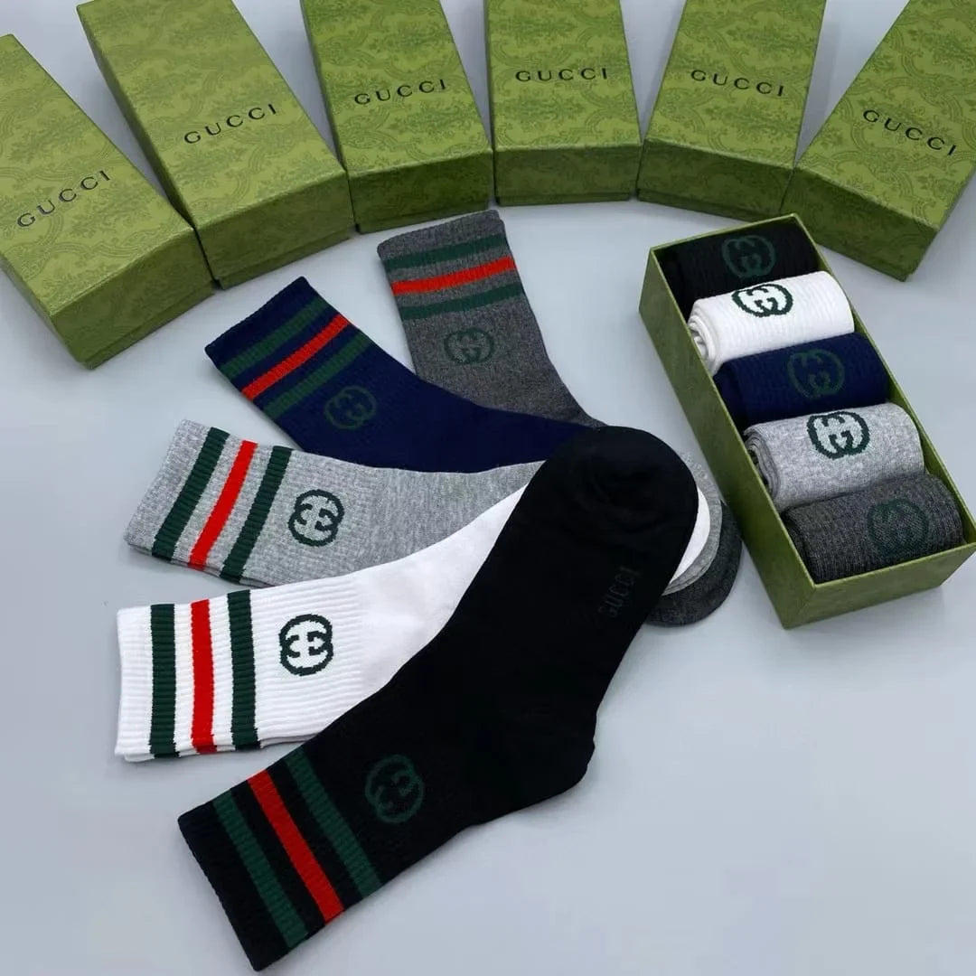 GUCCI || GG Cotton Blend Socks (Pack Of Five)