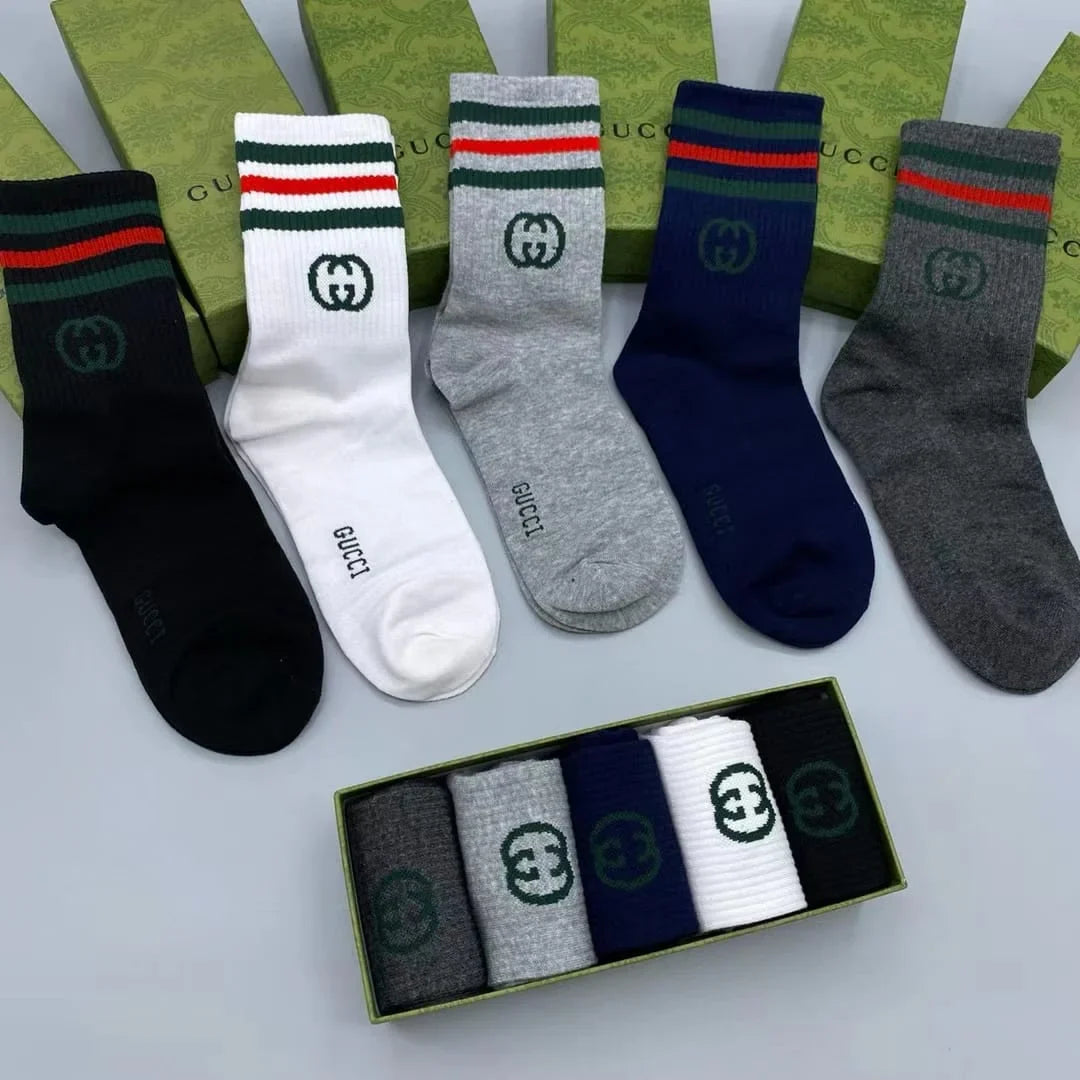 GUCCI || GG Cotton Blend Socks (Pack Of Five)