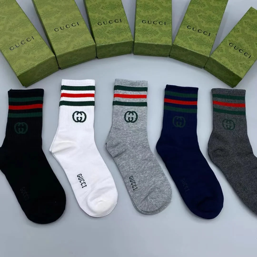 GUCCI || GG Cotton Blend Socks (Pack Of Five)