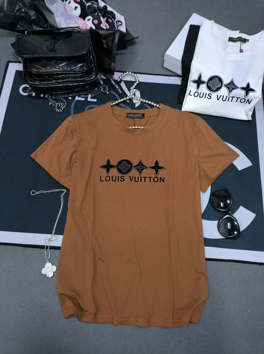 LOUIS VUITTON || Luxury Logo Print T-Shirt For Girls