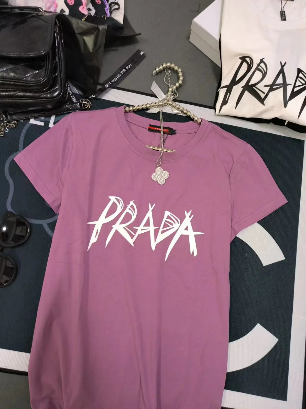 PRADA || Logo T-shirt In Cotton Jersey For Girls