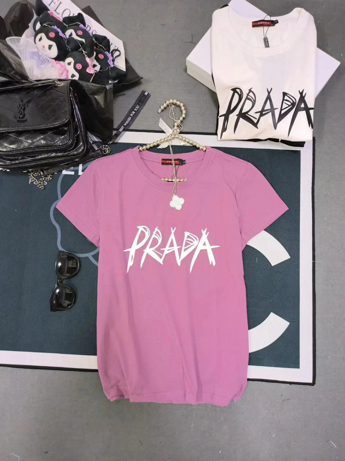 PRADA || Logo T-shirt In Cotton Jersey For Girls