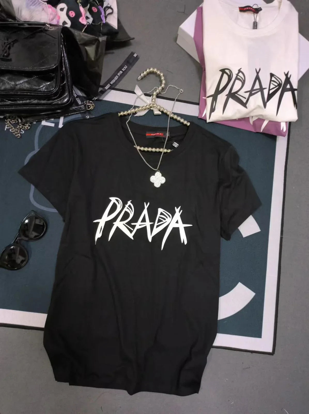 PRADA || Logo T-shirt In Cotton Jersey For Girls