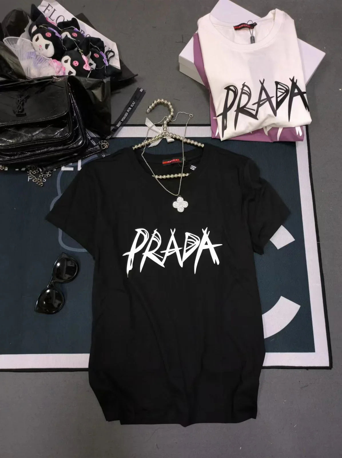 PRADA || Logo T-shirt In Cotton Jersey For Girls