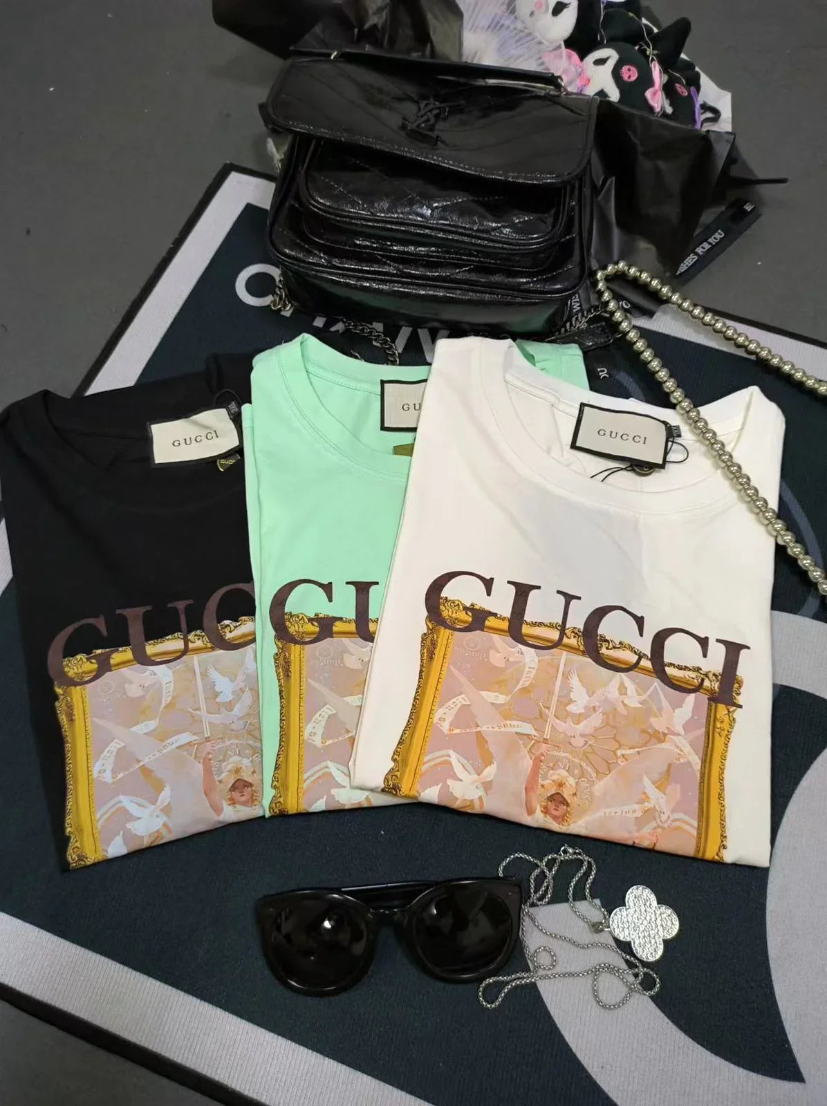 GUCCI || Logo Printed Cotton Short Sleeve T-Shirt For Girls