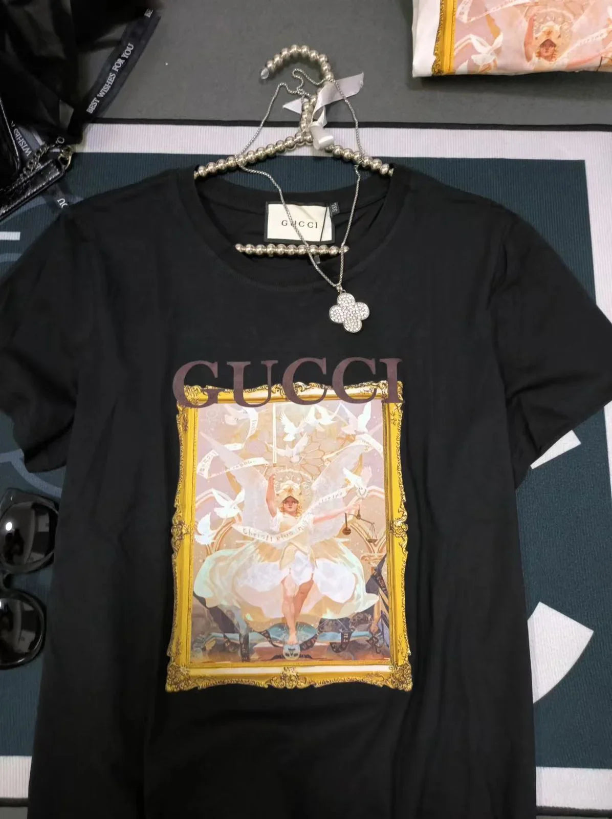 GUCCI || Logo Printed Cotton Short Sleeve T-Shirt For Girls