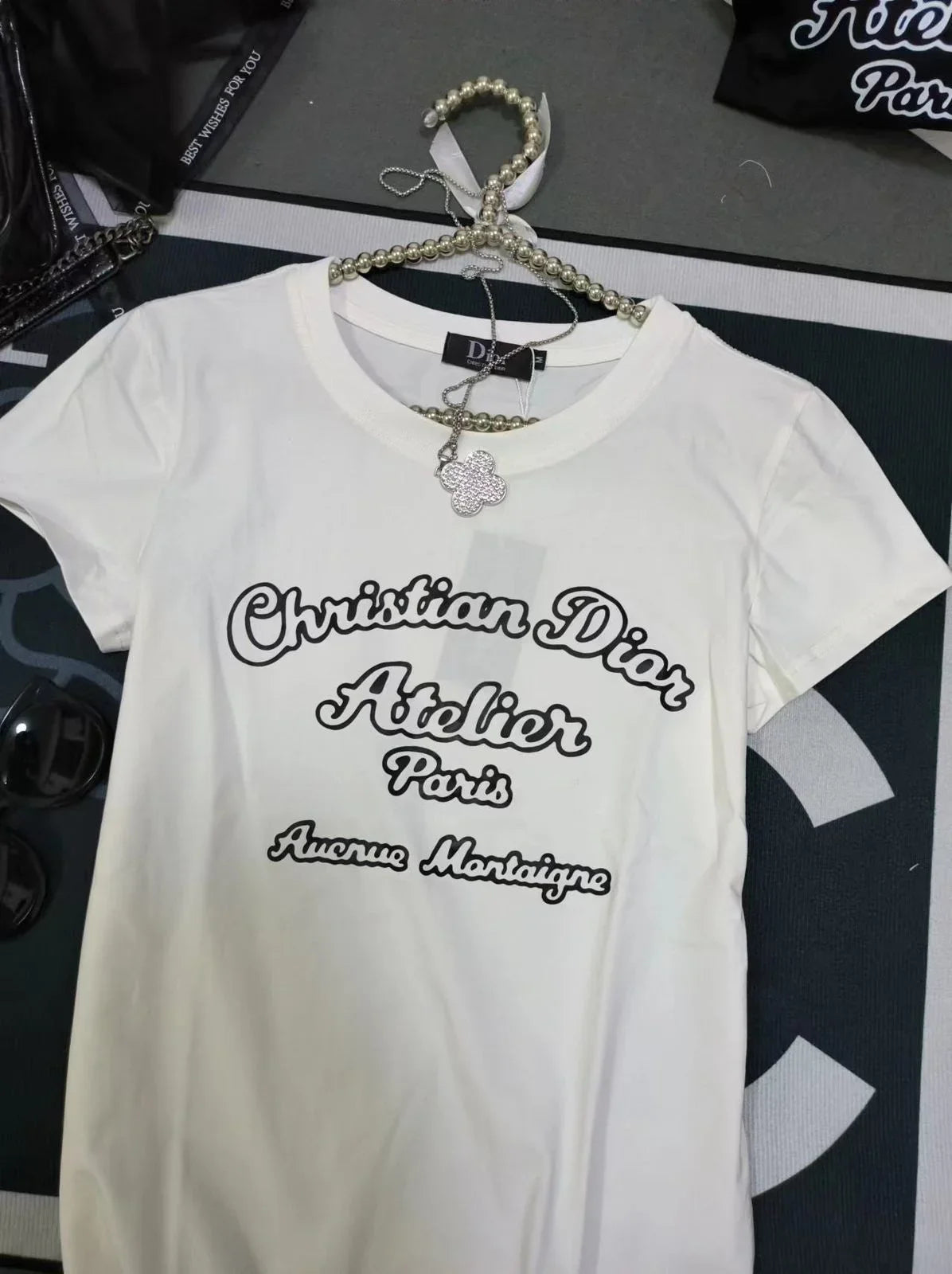 CHRISTIAN DIOR || Relaxed-Fit Christian Dior Atelier Paris Logo T-Shirt