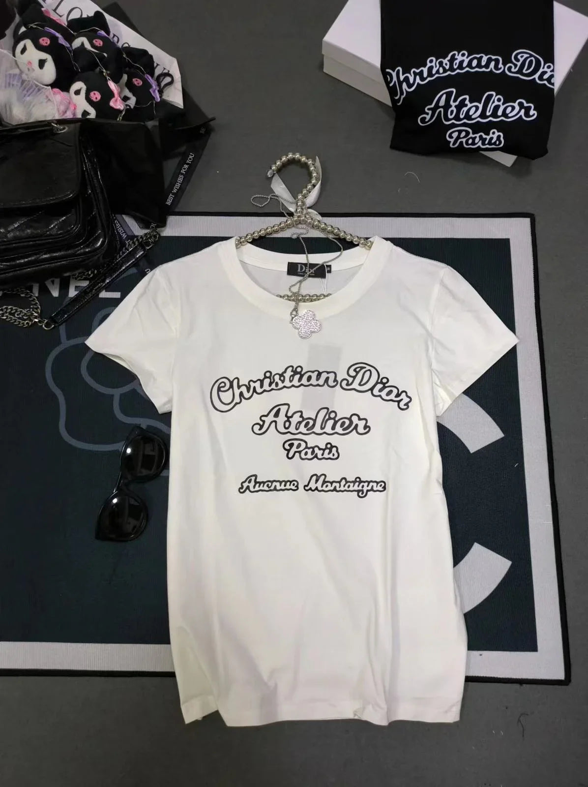 CHRISTIAN DIOR || Relaxed-Fit Christian Dior Atelier Paris Logo T-Shirt