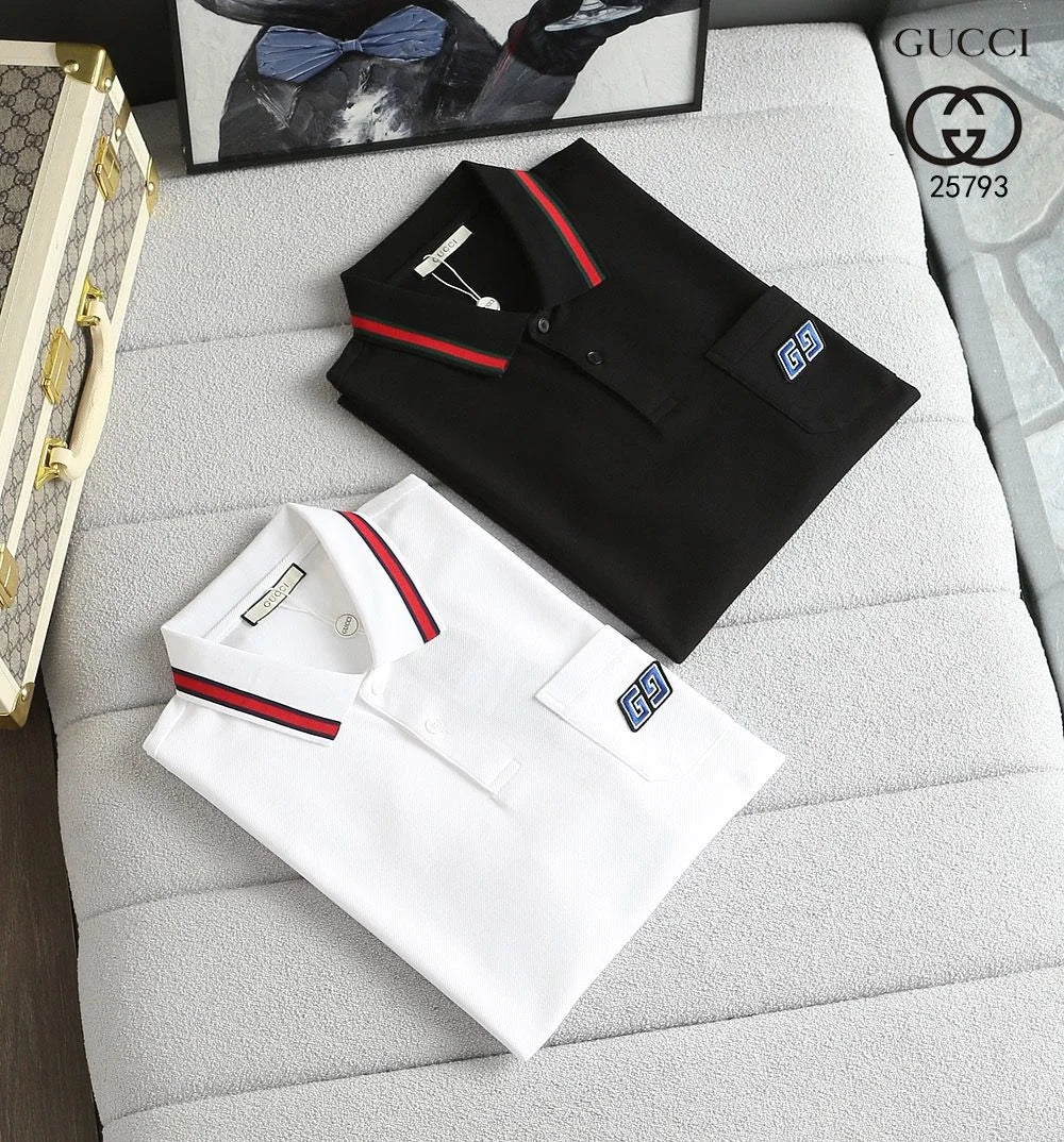 GUCCI || Square GG Piquet Polo T-Shirt