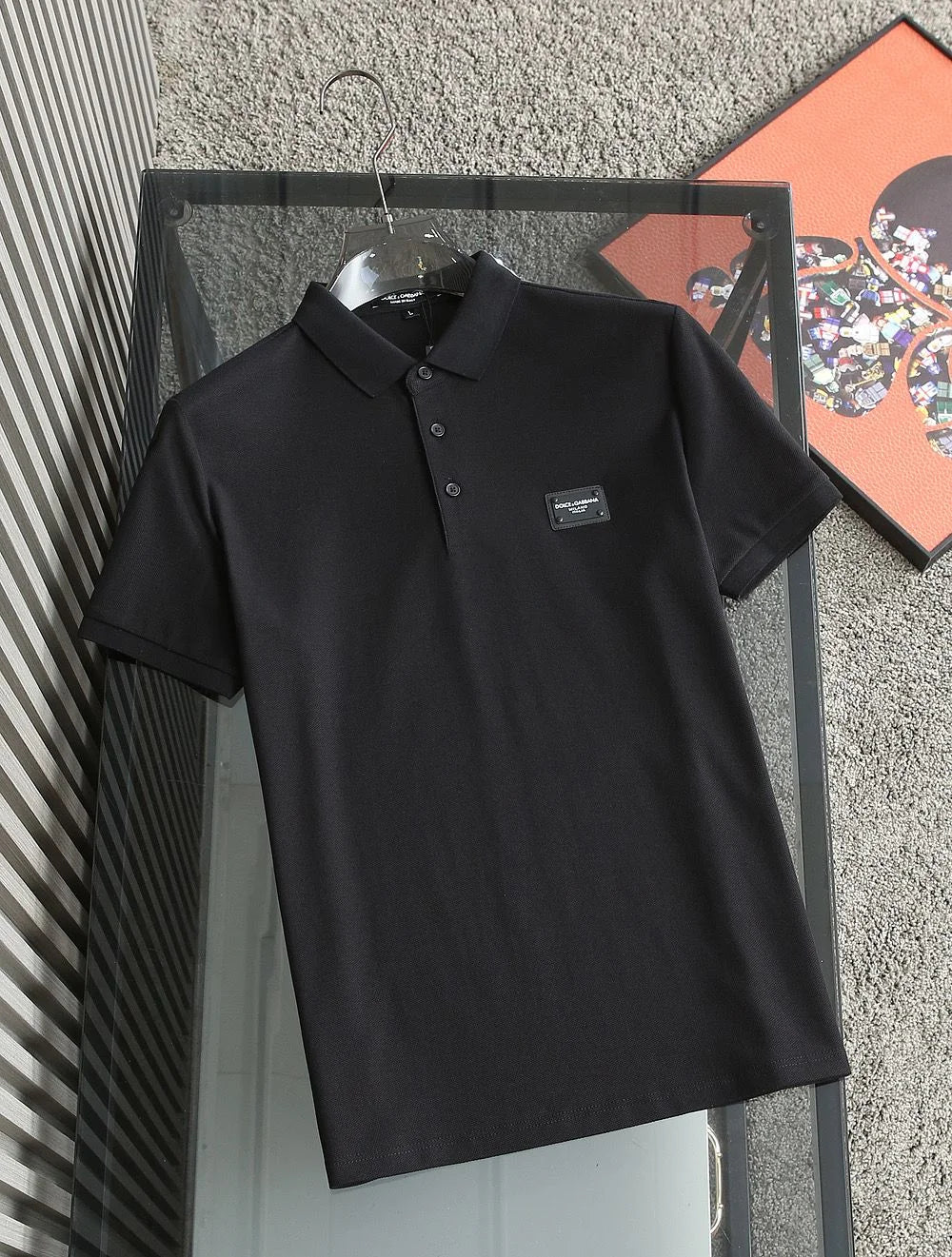 DOLCE & GABBANA || Cotton Polo T-Shirt With Brand Metal Logo