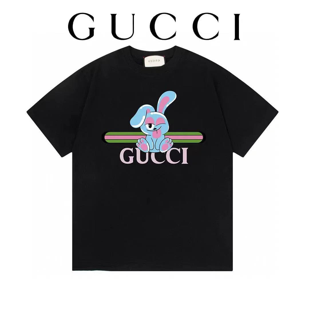 GUCCI || Crew Neck Other Animal Patterns Cotton Short Sleeves Logo Unisex T-Shirt