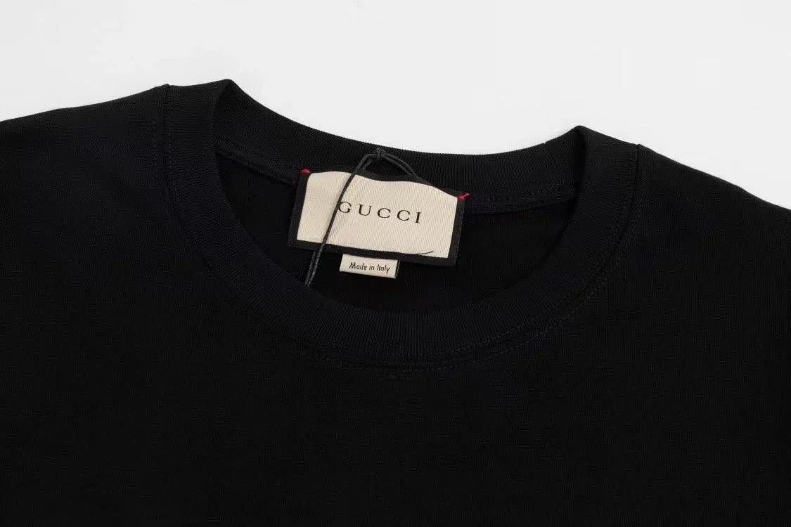 GUCCI || Crew Neck Other Animal Patterns Cotton Short Sleeves Logo Unisex T-Shirt