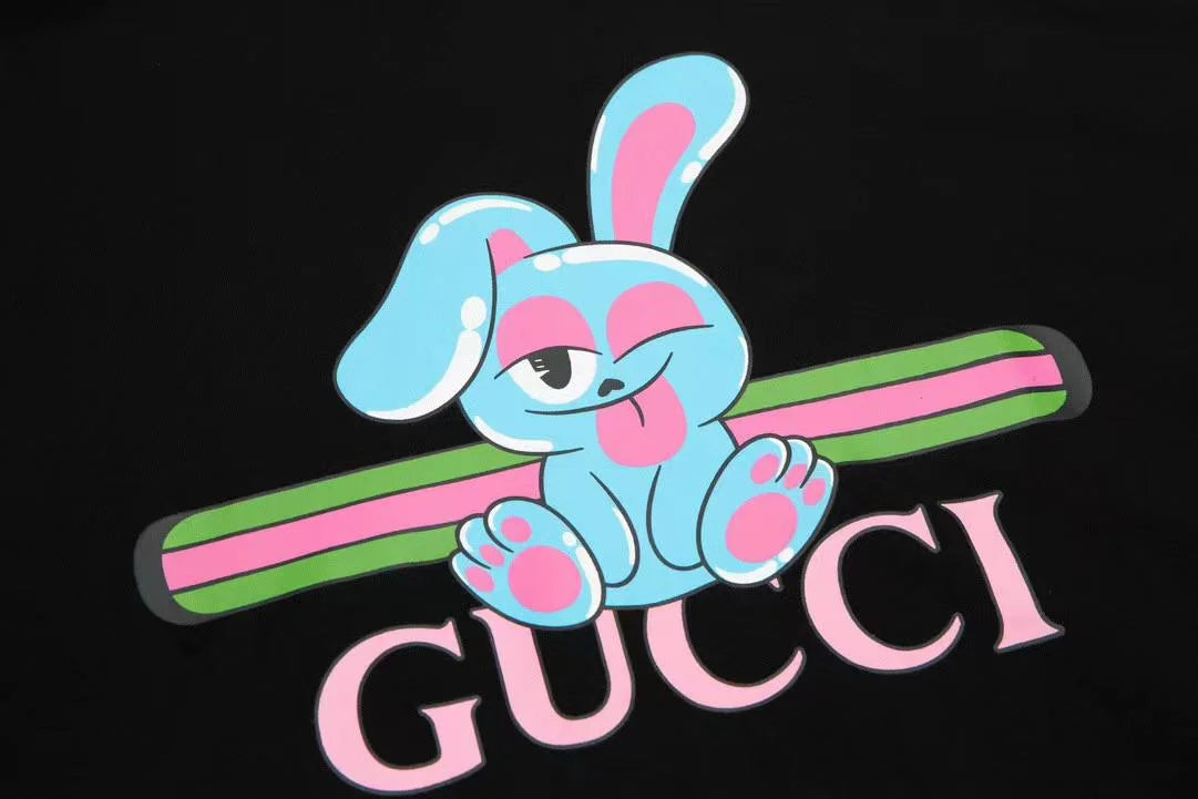 GUCCI || Crew Neck Other Animal Patterns Cotton Short Sleeves Logo Unisex T-Shirt