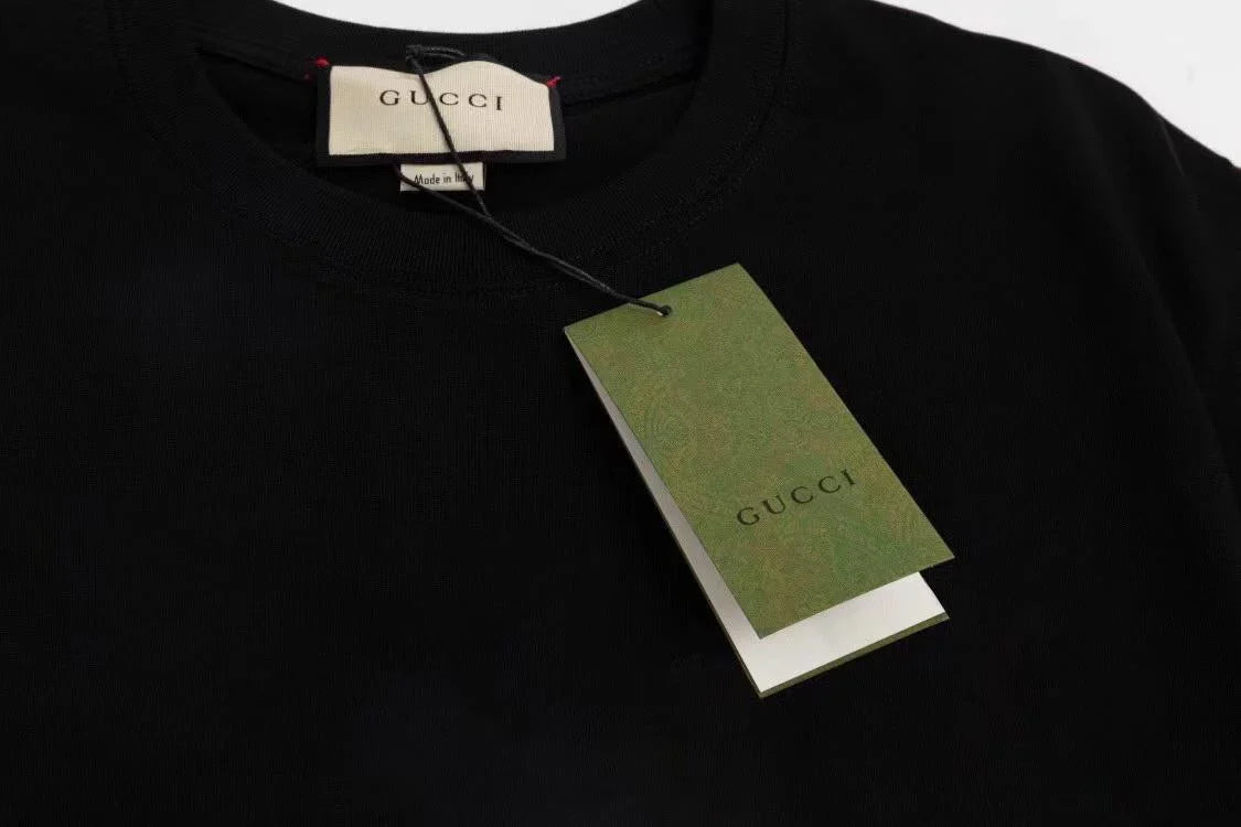 GUCCI || Goomy Logo-print Short-sleeve Cotton-jersey T-shirt