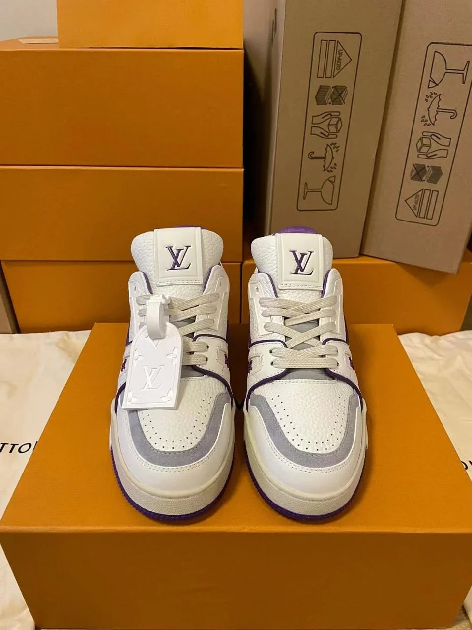 LOUIS VUITTON || LV Trainer Maxi Purple Sneaker