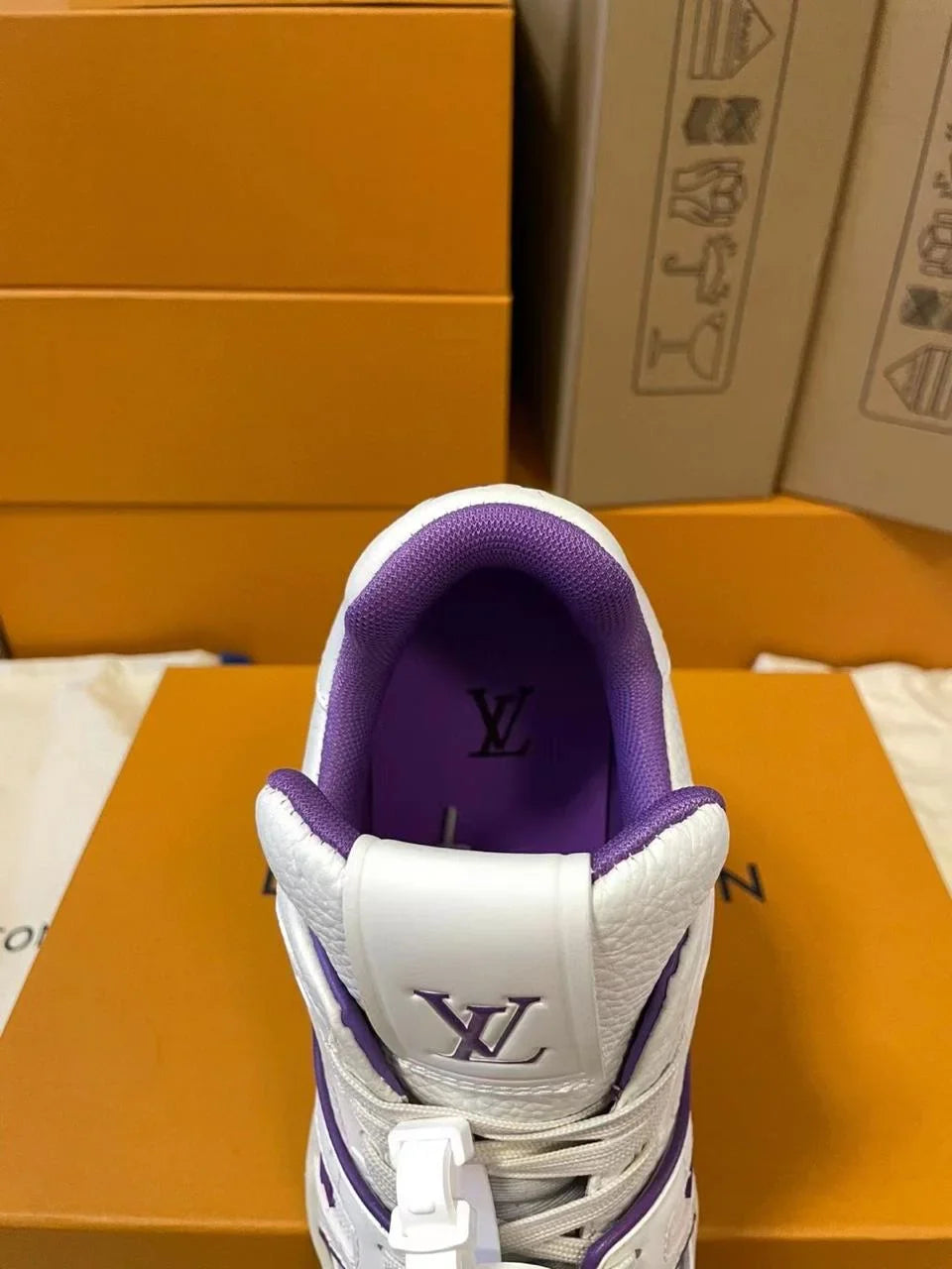 LOUIS VUITTON || LV Trainer Maxi Purple Sneaker