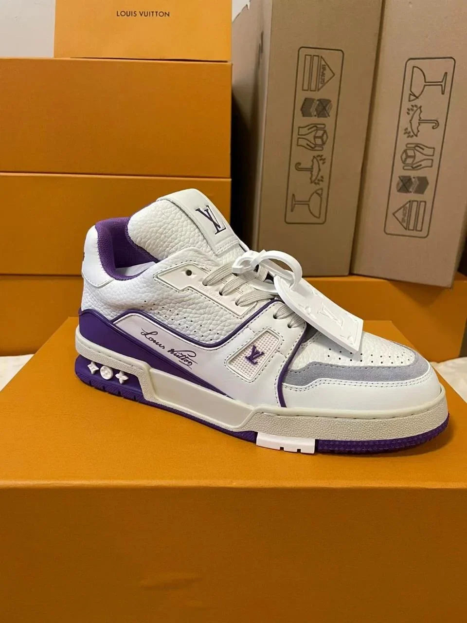 LOUIS VUITTON || LV Trainer Maxi Purple Sneaker