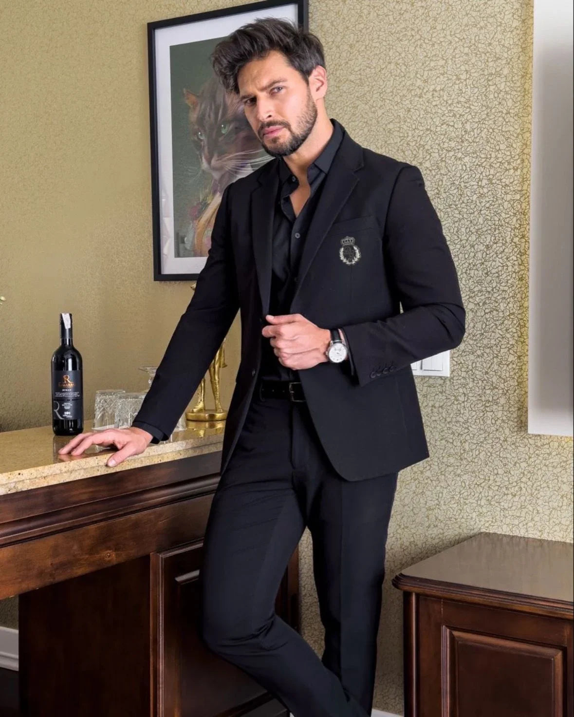 DOLCE & GABBANA || Tech Pro Formal Textured Blazer For Men