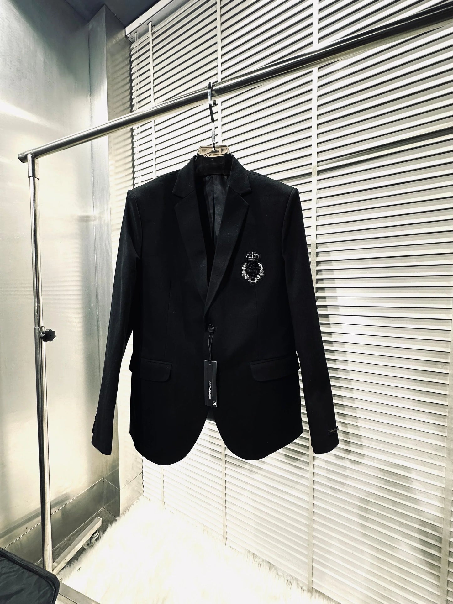 DOLCE & GABBANA || Tech Pro Formal Textured Blazer For Men