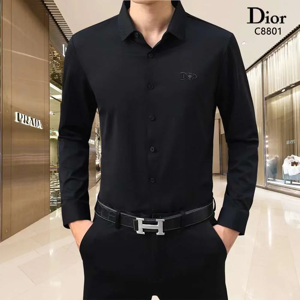 CHRISTIAN DIOR || Luxury Fully Strechable Long Sleeves Shirt