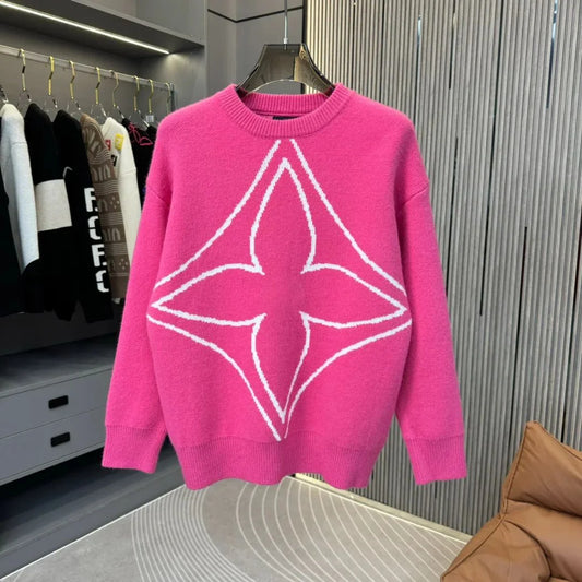 LOUIS VUITTON || LV Snowflake Logo Pullover