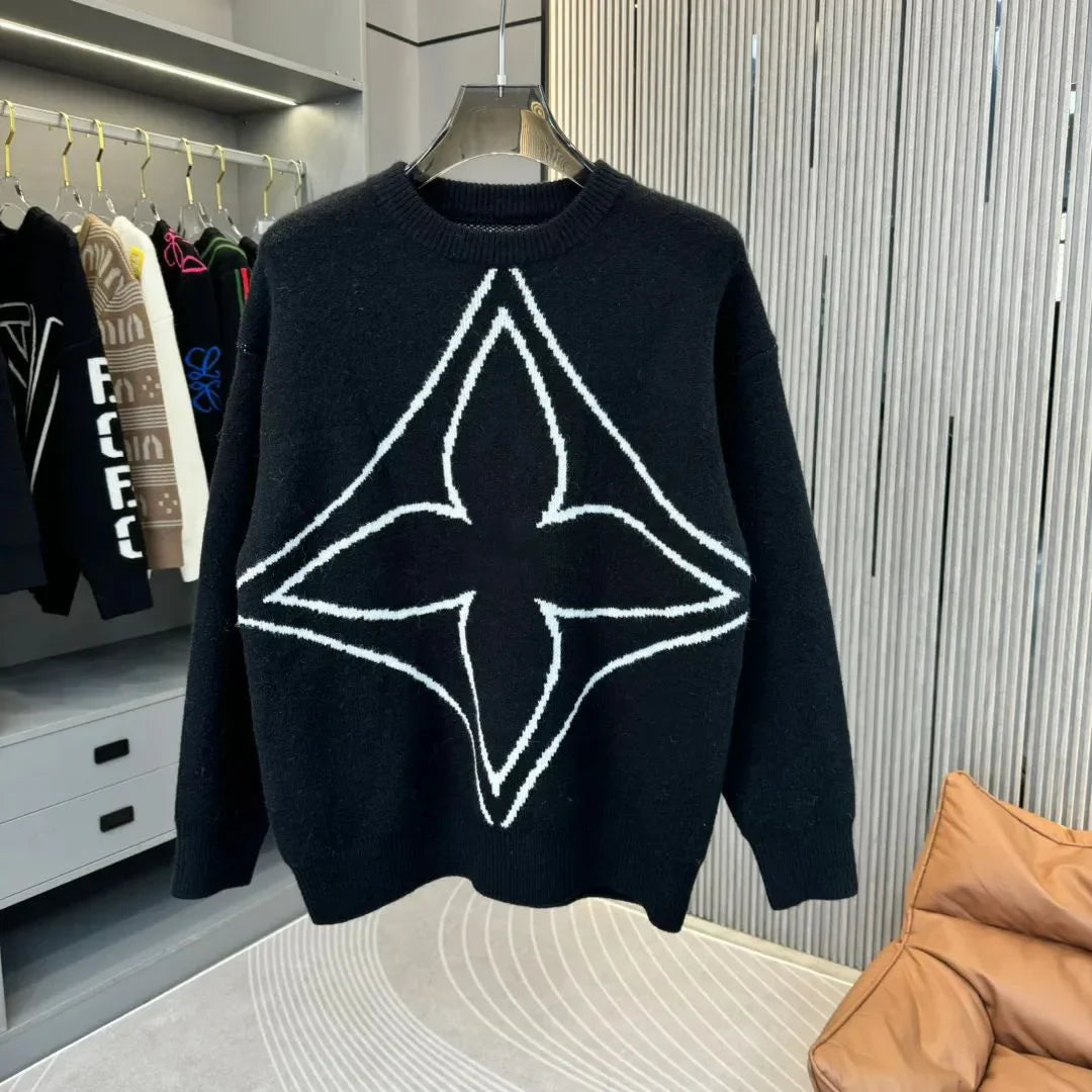 LOUIS VUITTON || LV Snowflake Logo Pullover