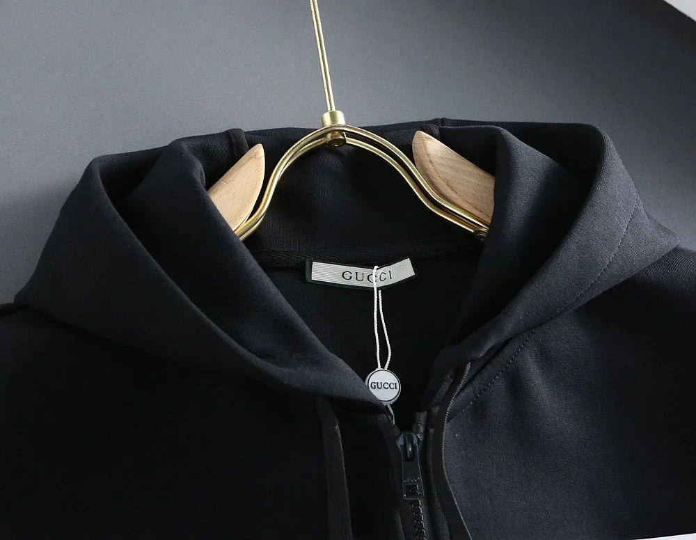 GUCCI || Logo tech Zip-Up Hoodie