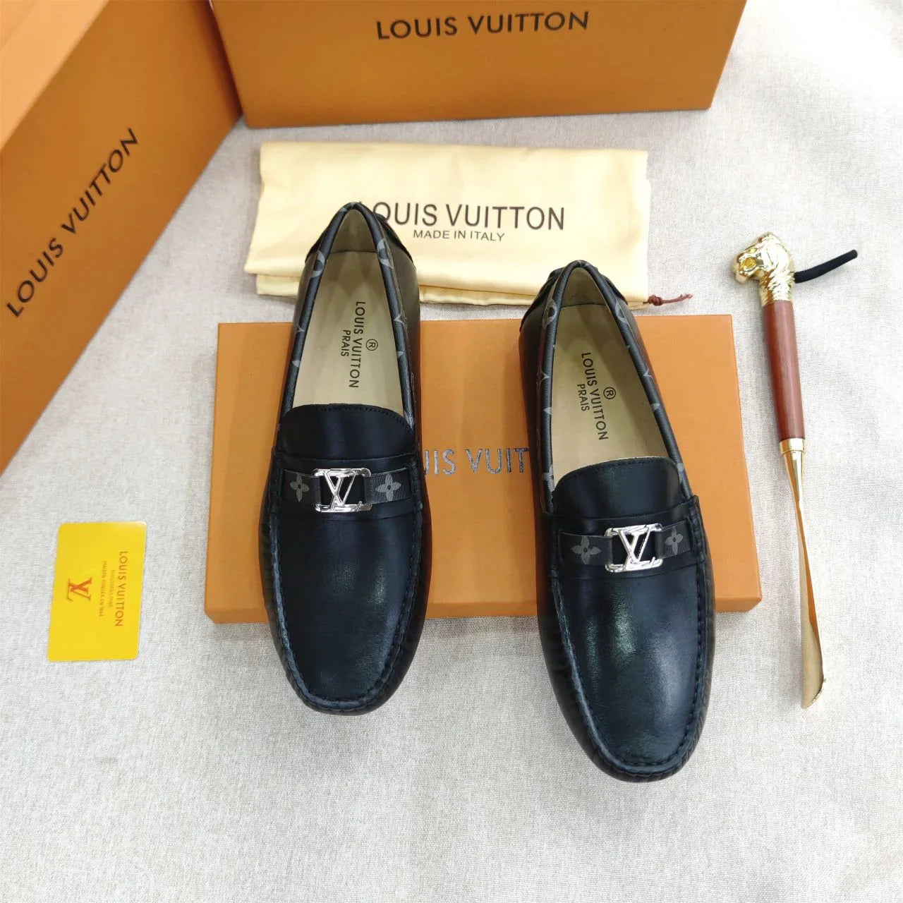 LOUIS VUITTON || Monte Carlo Moccasins - Luxury Black /Brown