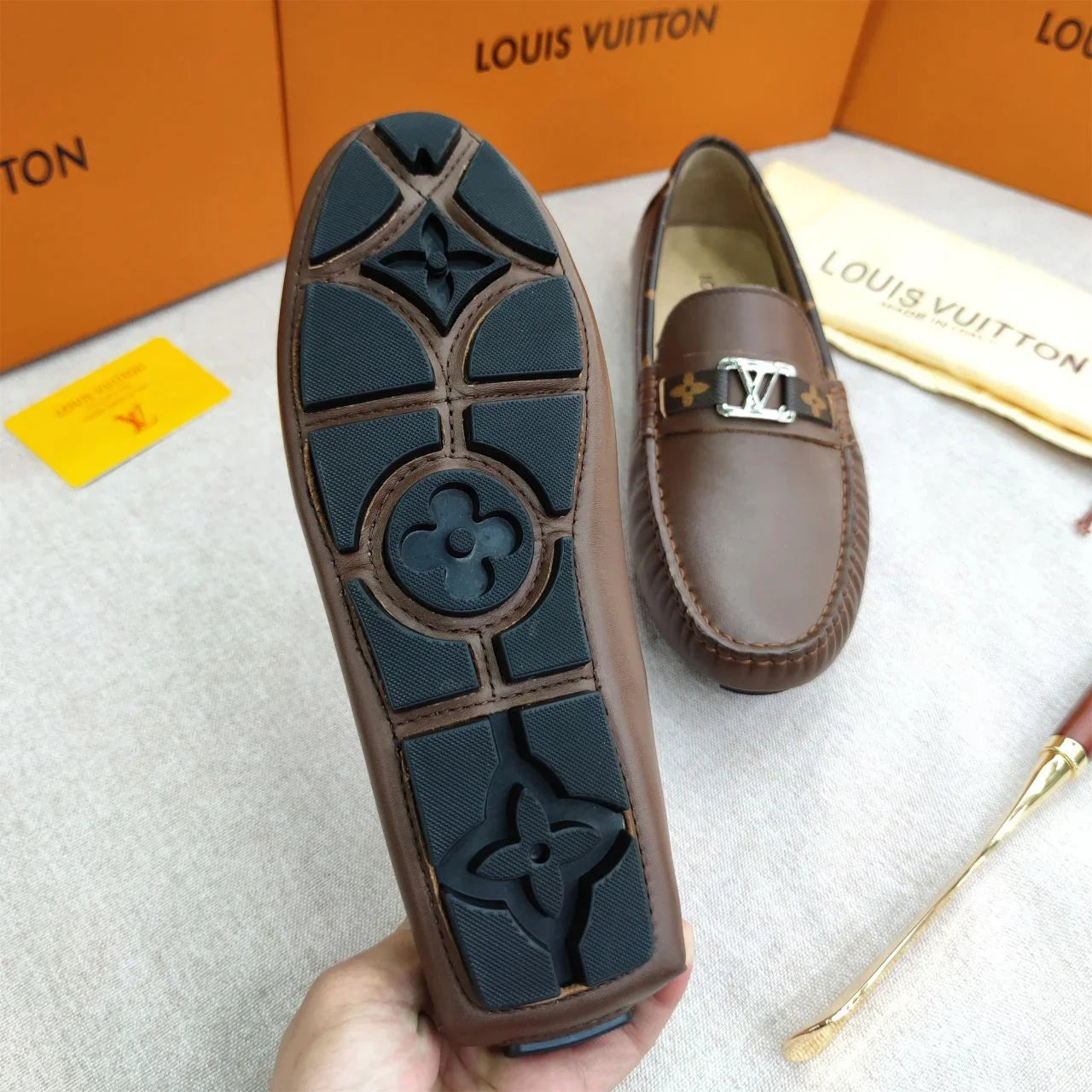 LOUIS VUITTON || Monte Carlo Moccasins - Luxury Black /Brown