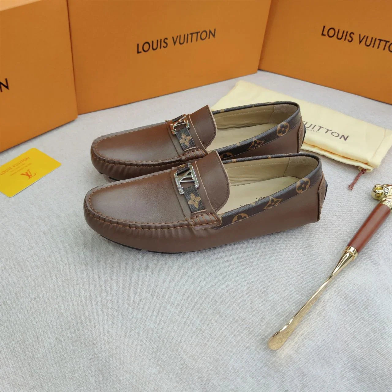 LOUIS VUITTON || Monte Carlo Moccasins - Luxury Black /Brown