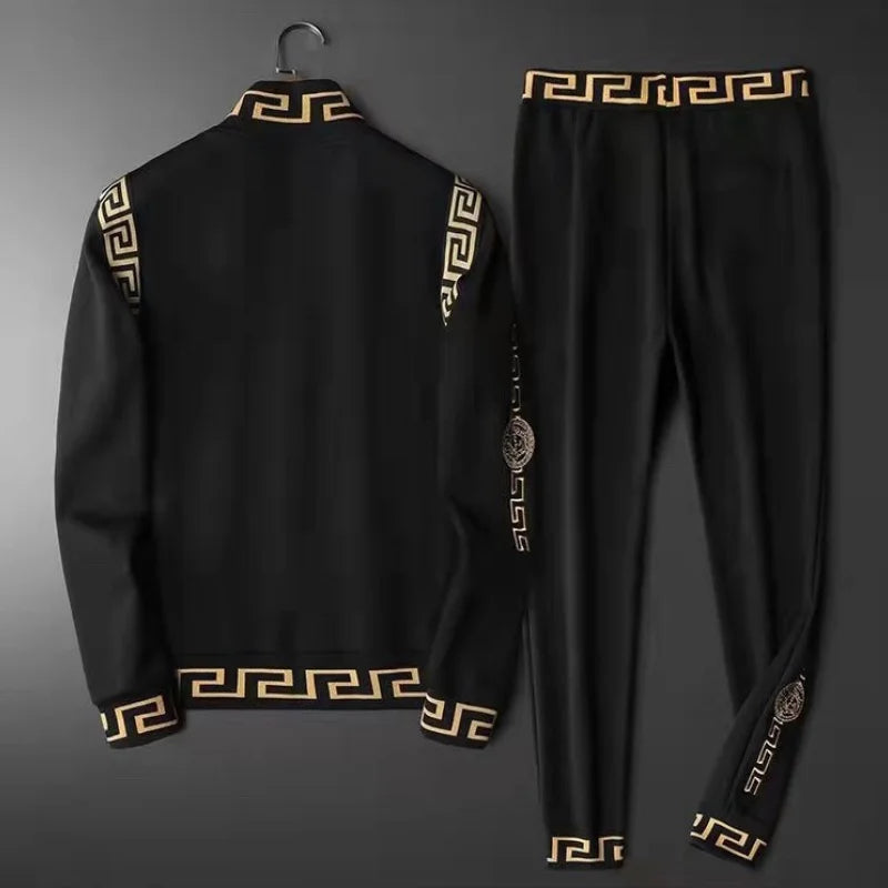 VERSACE || Medusa Logo Varsity Tracksuit Set