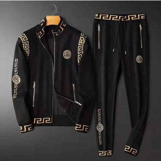 VERSACE || Medusa Logo Varsity Tracksuit Set