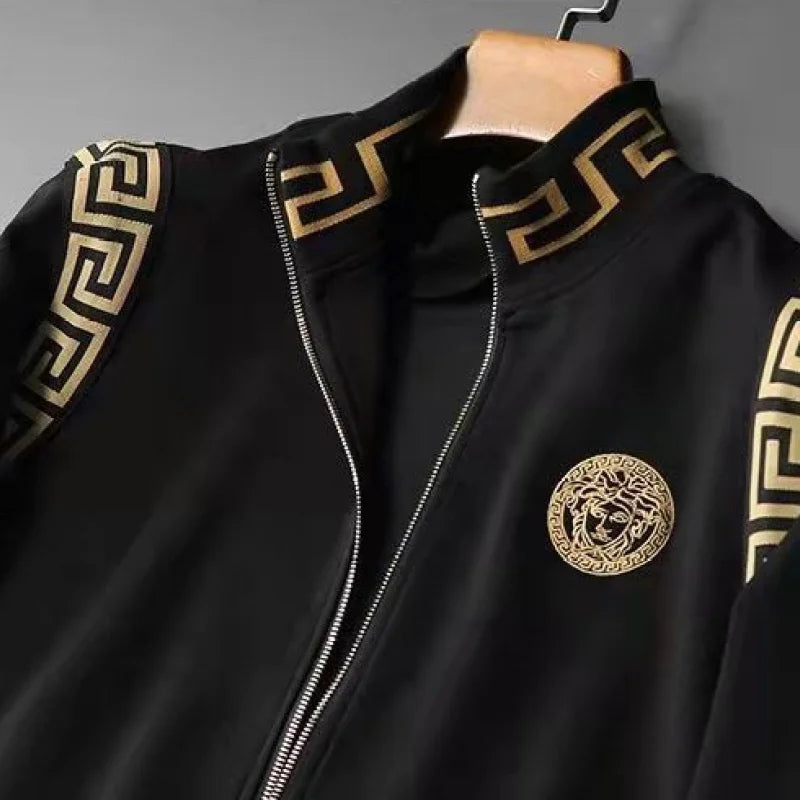 VERSACE || Medusa Logo Varsity Tracksuit Set