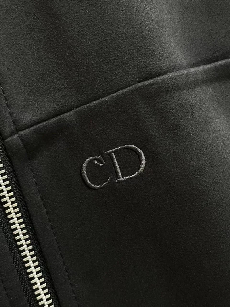 CHRISTIAN DIOR || Varsity Leather Regular Fit Biker Jacket