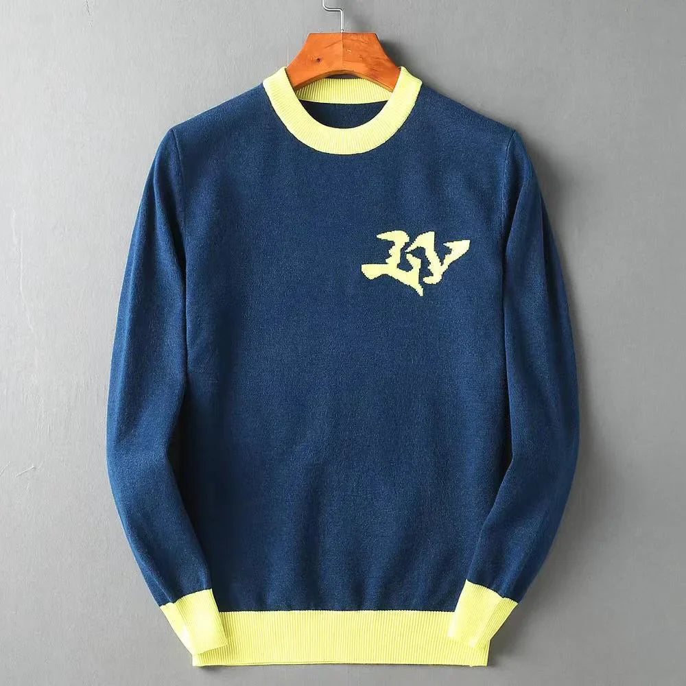 LOUIS VUITTON || Chunky Wool Blend LV Logo Pullover