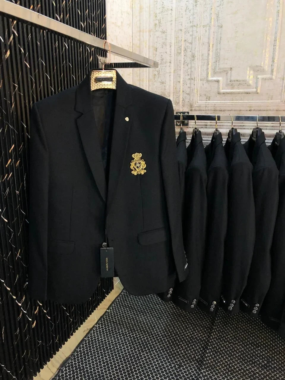 DOLCE & GABBANA || Single-Breasted Wool And Cashmere Jacket With DG Patch Logo