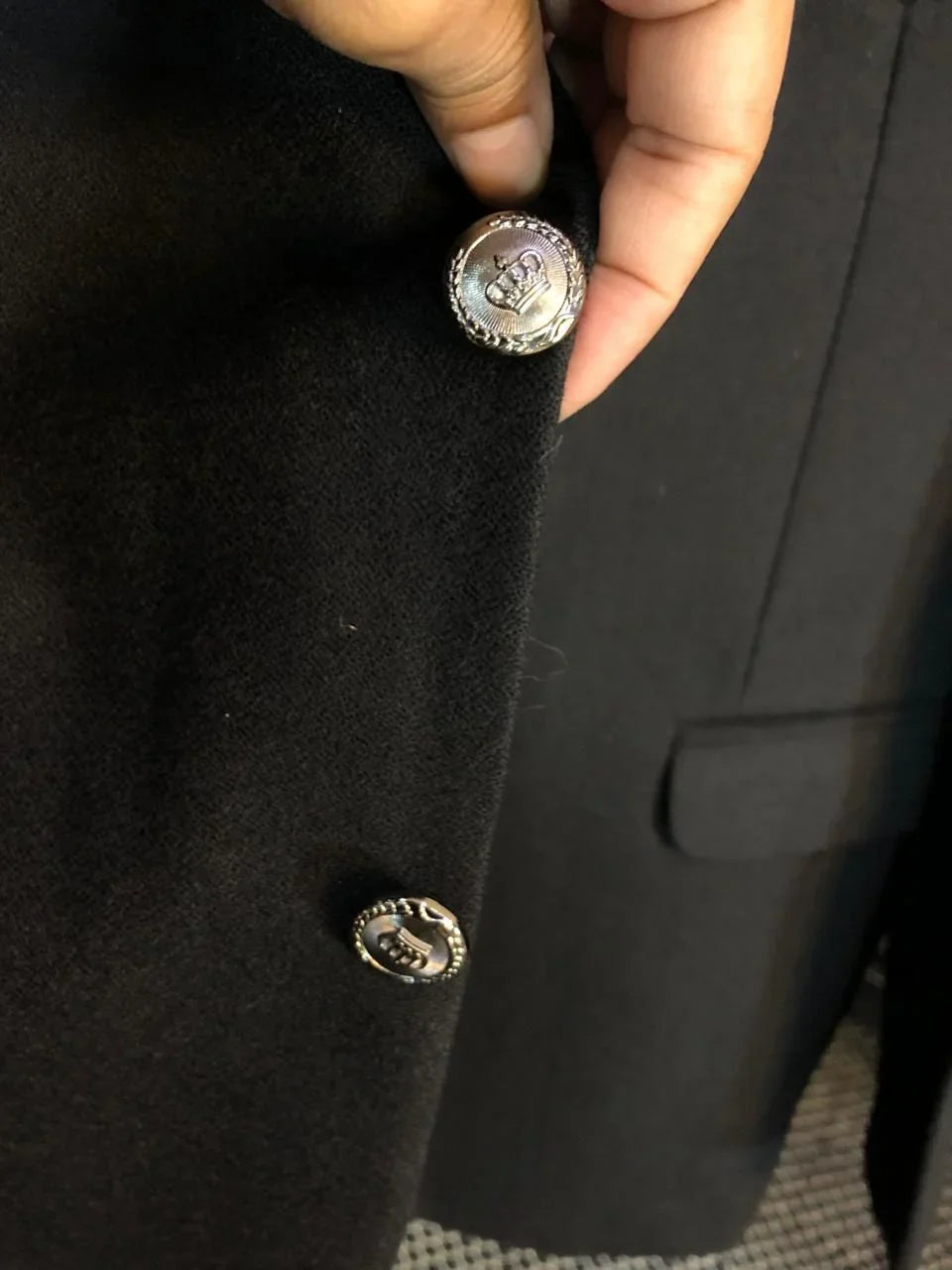 DOLCE & GABBANA || Single-Breasted Wool And Cashmere Jacket With DG Patch Logo