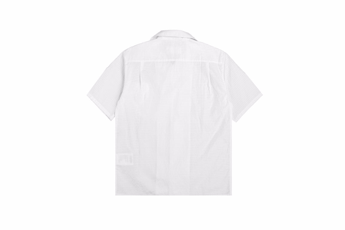 Stylish Prada Short-Sleeve Button-Up Shirt for Effortless Elegance