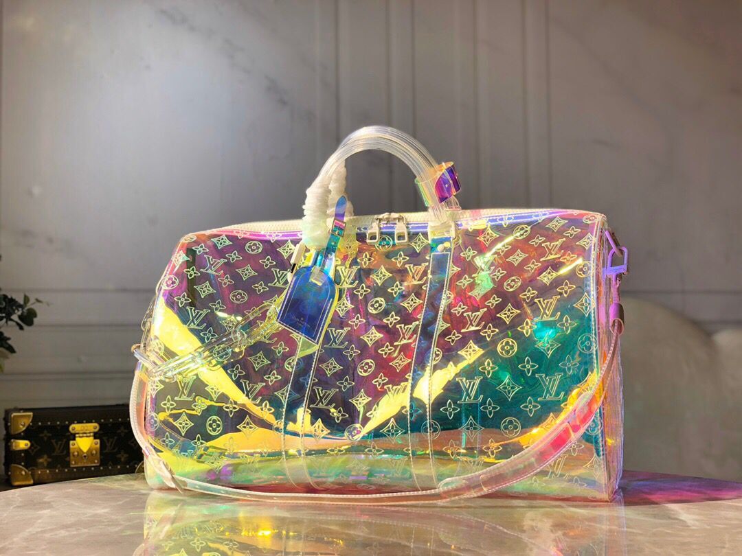 Louis Vuitton Monogram 50 Prism Holographic Luxe Travel Bag