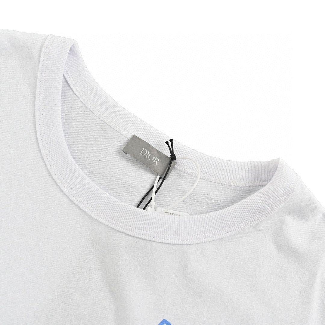 Dior T-Shirt - Multicolor Vertical Logo