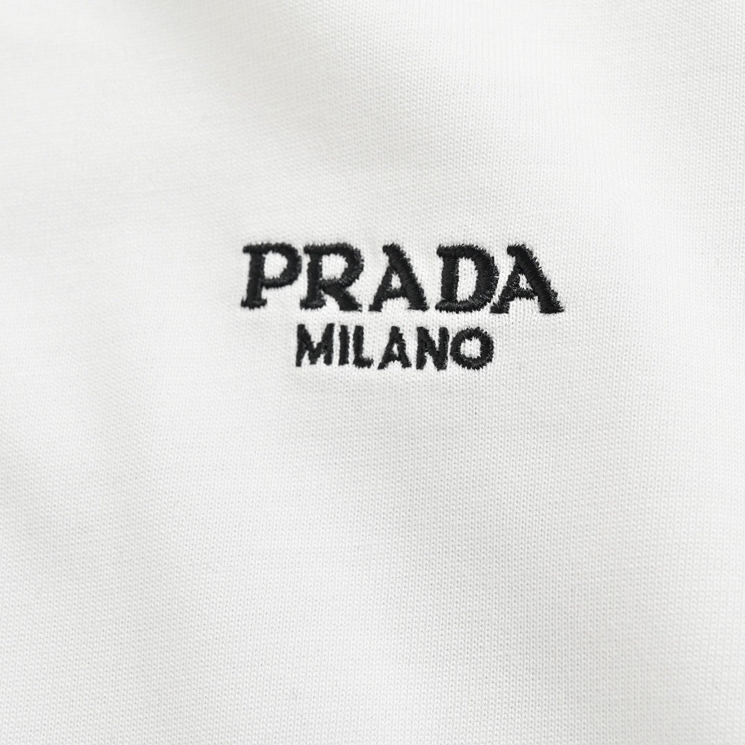 Stylish Prada Milano Classic White T-Shirt