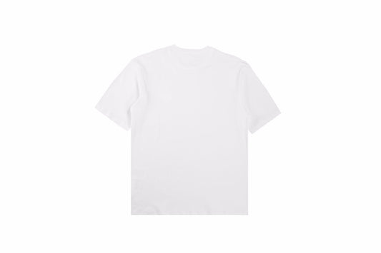 Chic White Prada Logo Tee