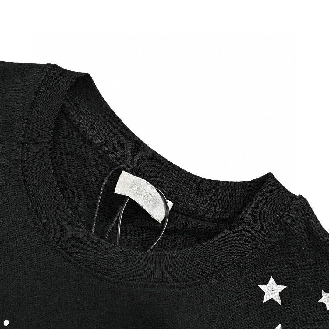 Dior Star Graphic Black T-Shirt