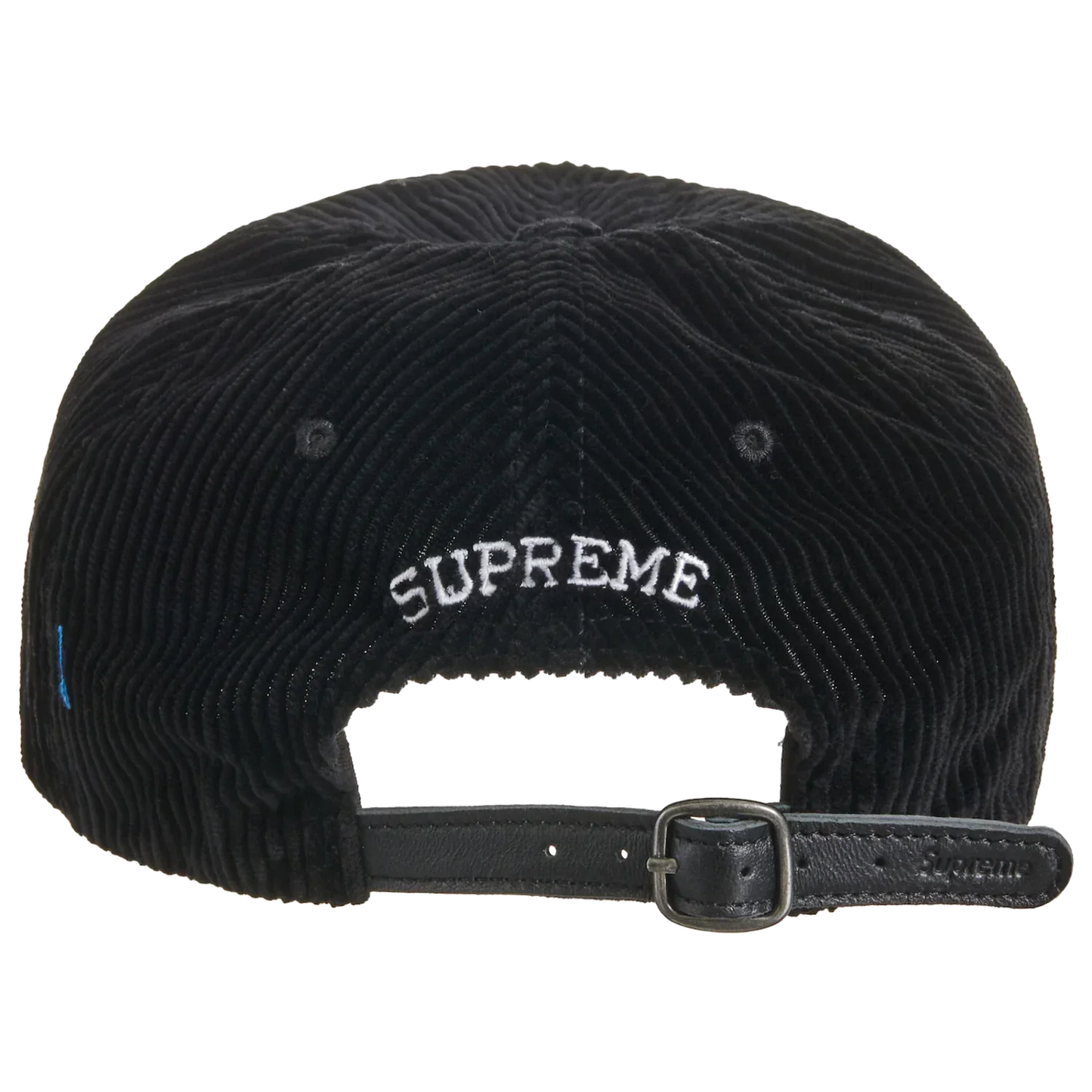 Supreme Corduroy S Logo 6-Panel (FW23) Black